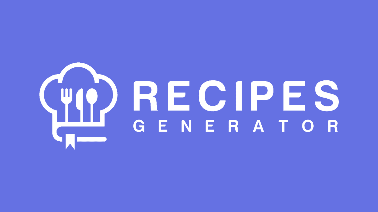 Recipes Generator promo video poster
